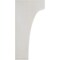 Ekena Millwork 5 1/4"W x 6"D x 12"H Clarksville Wood Vintage Decor Bracket, Chalk Dust White BKTWD05X06X12CVWH - alternate 3
